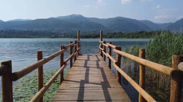 Landscape near Alserio Lake, Lombardy, Como