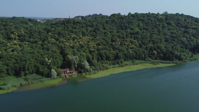 Landscape near Alserio Lake, Lombardy, Como