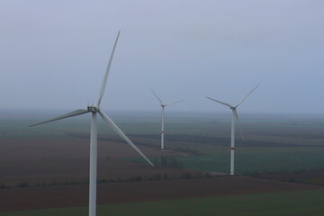 wind turbines farm