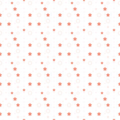 Floral pattern vector, Seamless beautiful flowers texture, Graphic gift wrap design.