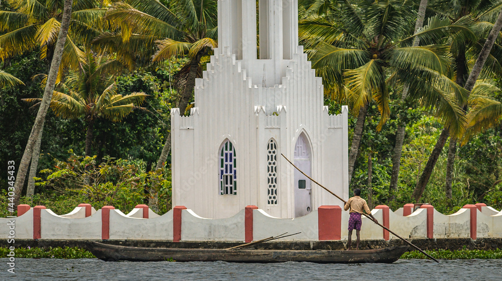 Wall mural Kerala Backwaters