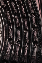 detail of the cathedral of saint