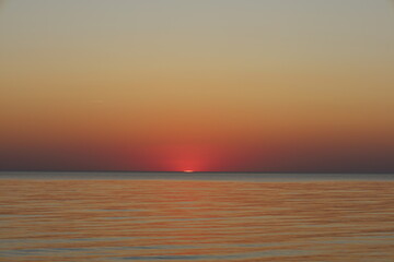 Obraz premium sunset in the sea