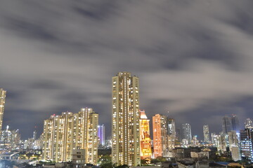 Fototapeta premium City at night, Mumbai long exposure 