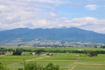 初夏の磐梯山（福島県・喜多方市）