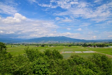 初夏の磐梯山（福島県・喜多方市）