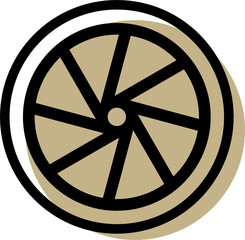 Fototapeta premium lens icon