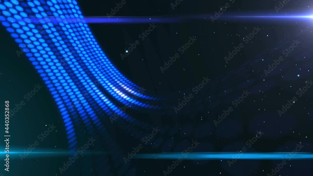 Poster visionary data flow and transfer on cyber space . 3d rendering computer graphic .
