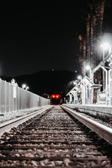 Fototapeta premium station at night