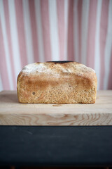 Home baking whole bread is good for health.