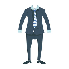 coat office dress illustration vector