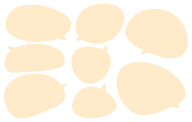 Set speech bubbles on white background. chat box or chat vector square message or communication icon Cloud speaking for comics and comics message dialog