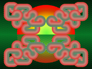 fondo pop glitch art de arte digital