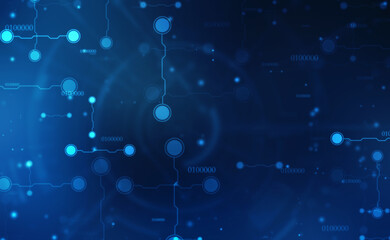 Binary Code Background, Digital Abstract technology background, Big data digital binary code, Internet Data Communication and Transfer background, Futuristic information technology concept