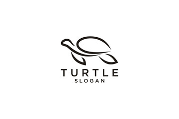 Sea turtle icon. Line, glyph and filled outline version, Turtle animal top view outline and filled vector sign. Symbol, logo illustration. Different style icons set. Vector graphics