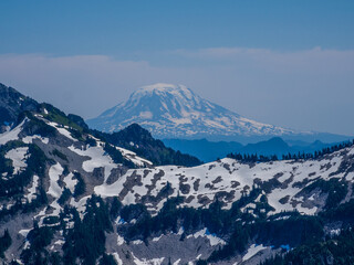 Close-up view of Mount Adams, one of the major peaks of Cascade Mountains