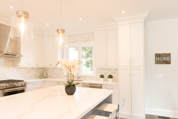 Bright Airy Kitchen staged for Real Estate Sale