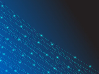 abstract line network blue background