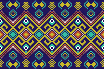 Geometric ethnic natural seamless pattern traditional Design for background, carpet, wallpaper, clothing, fabric, wrapping, textile, vector illustration 