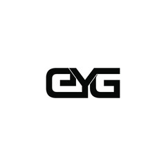 eyg letter original monogram logo design
