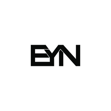 eyn letter original monogram logo design