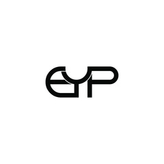 eyp letter original monogram logo design