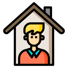 Stay Safe Color Line_At Home