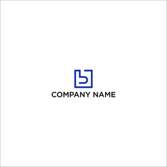Obraz premium Letter B logo. Alphabet logotype vector design.