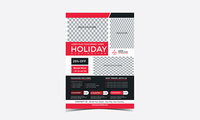 Travel and Tour Flyer Design Template for your business or service
