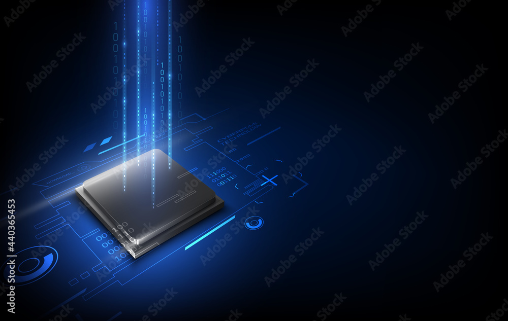 Poster circuit board. technology background. central computer processors cpu concept. motherboard digital c