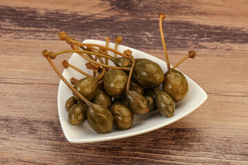 Caper berries in the bowl