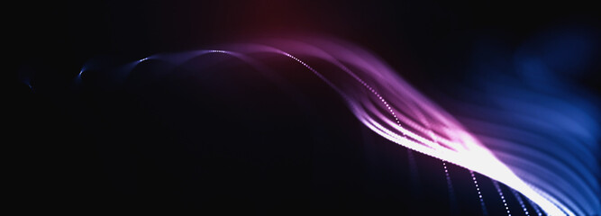 Obraz premium abstract glow background. Dynamic light flow, with blurred neon light effect.