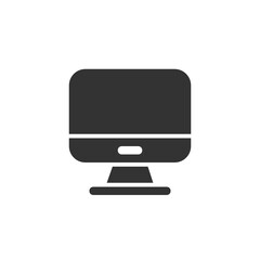 Computer solid icon.