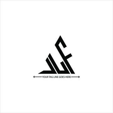 J L F letter logo creative design. J L F unique design
