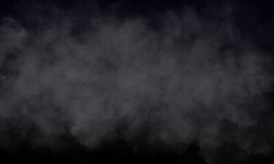 charcoal fog or smoke on dark space background