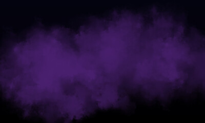 Fototapeta na wymiar eggplant fog or smoke on dark space background
