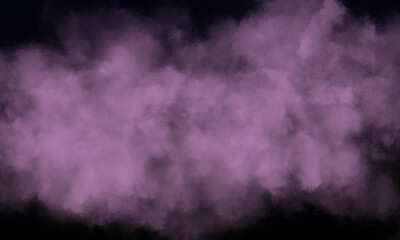 mauve fog or smoke on dark space background