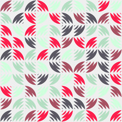 Abstract Geometric Pattern generative computational art illustration