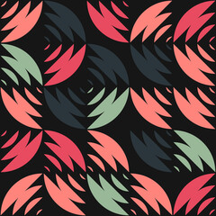 Abstract Geometric Pattern generative computational art illustration