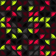 Abstract Geometric Pattern generative computational art illustration