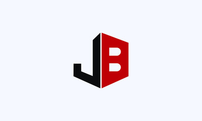 JB and BJ or B and J Abstract Letter Mark Logo Template for Business