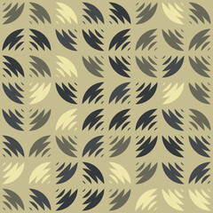 Fototapeta premium Abstract Geometric Pattern generative computational art illustration