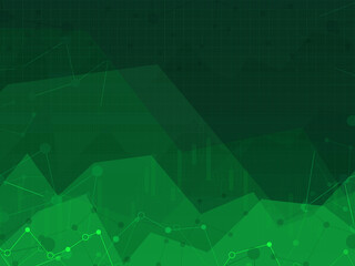 2d illustration Abstract futuristic electronic circuit technology background