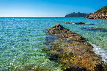 Cala Monte Turno, Sardinia, in a summer day