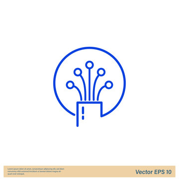 fiber optic cable icon illustration