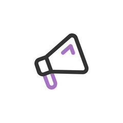 Announcement outline icon.