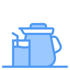 water blue line icon