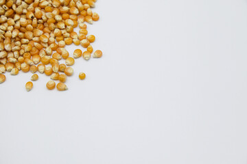 Corn close up detail. Space for logo or business card.