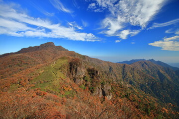 Mt.Sobo, autumn 秋の祖母山登山