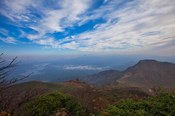 Mt.Bandai 磐梯山山頂にて